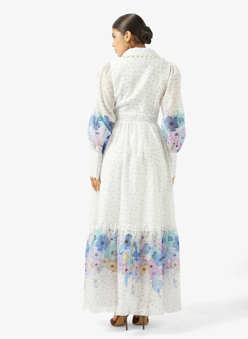 خزانة Floral Print Dress